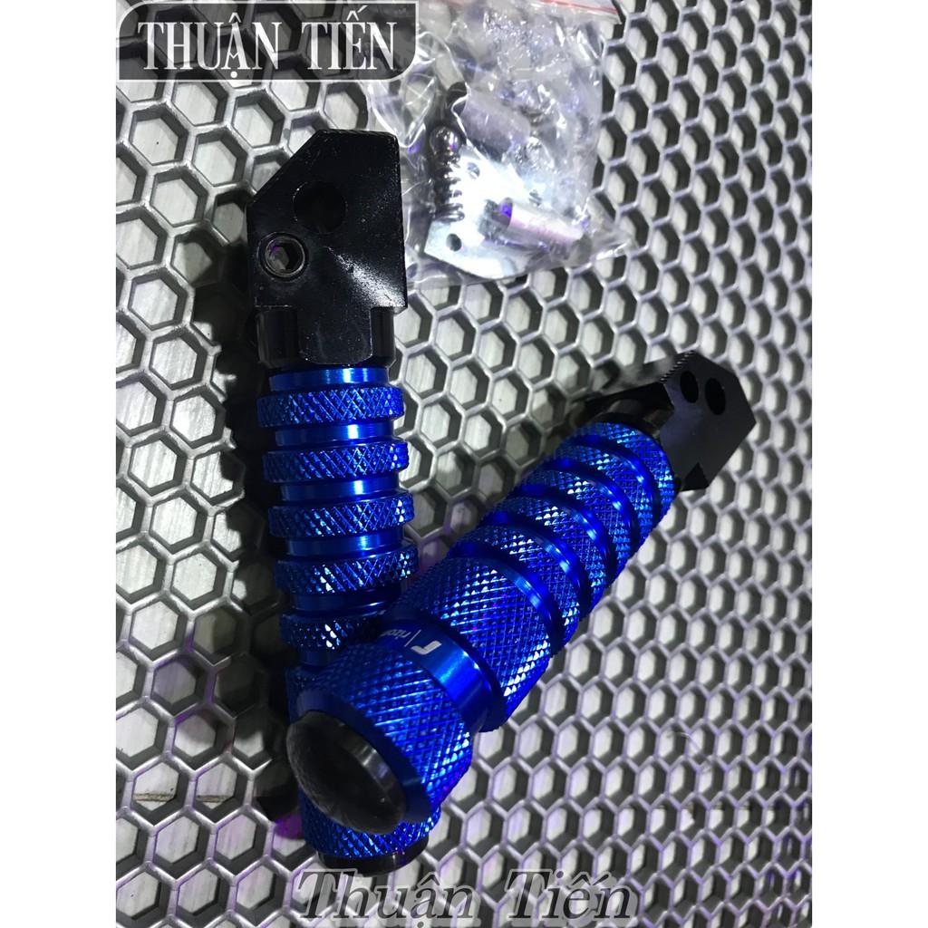 GÁC CHÂN SAU NHÔM KHÍA MÀU DÙNG CHO HONDA HOẶC YAMAHA ĐỦ MÀU CHẾ ĐƯỢC NHIỀU LOẠI XE