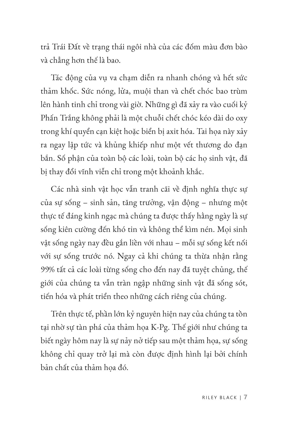 Những Ngày Cuối Cùng Của Khủng Long - Thiên Thạch, Sự Tuyệt Chủng Và Khởi Đầu Của Thế Giới Chúng Ta _AZ