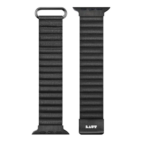 Dây LAUT Novi Luxe Cho Apple Watch Series 1~9/ SE (38/40/41mm) Làm Từ Da Thuần Chay Mềm Mại Khóa Nam Châm Hàng Chính Hãng