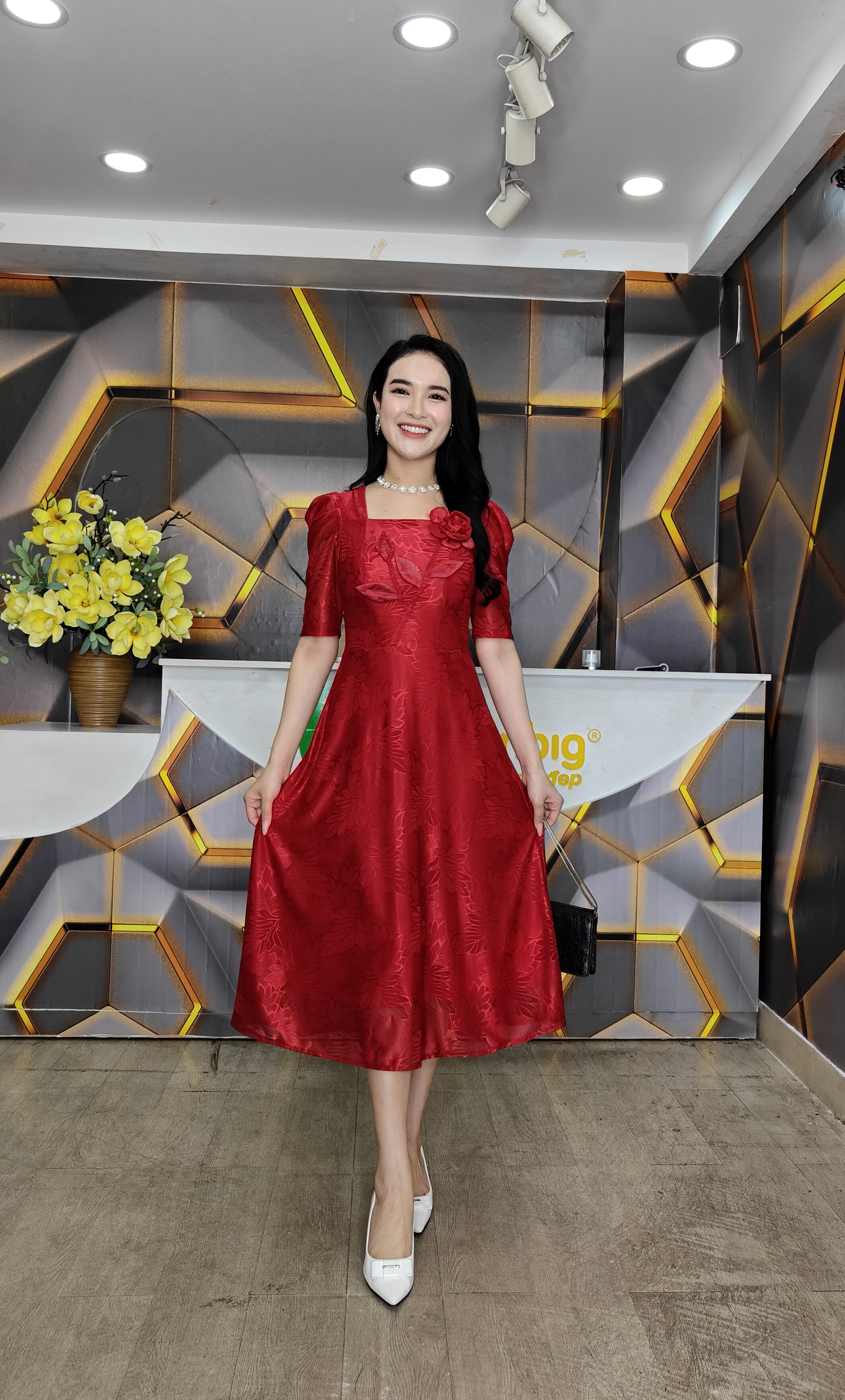 Đầm xòe - Y1703 - Thương hiệu Zonbig