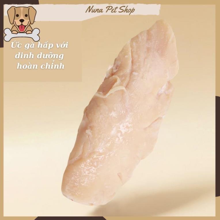 Ức gà hấp ăn liền cho chó mèo - Ức gà Pet Snack, Real Chicken, Masti cho thú cưng (40g)