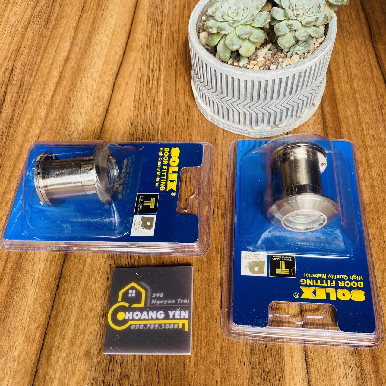 Phi 27mm - Mắt thần Solex, ống nhòm cửa view 360 độ quan sát, mắt thần cửa chống trộm