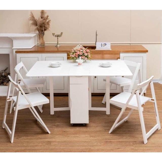 Bộ bàn ăn Thông Minh gỗ Sồi