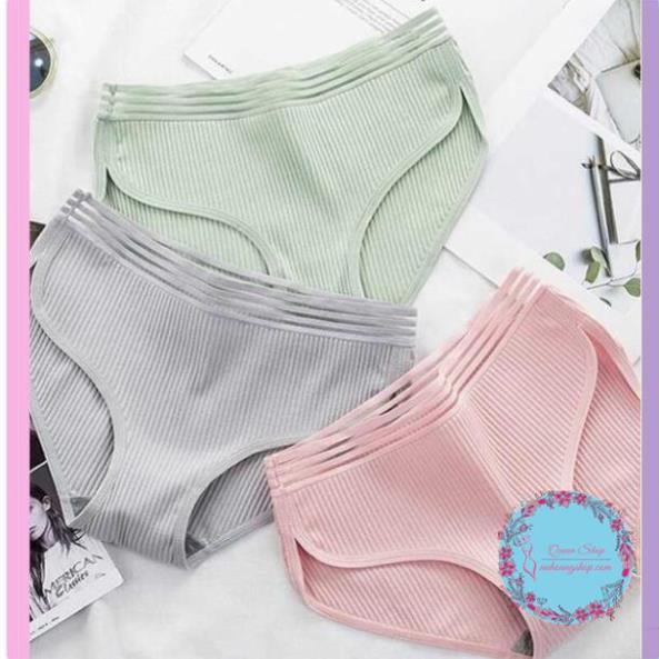 Quần lót cotton sợi tăm tre cao cấp thông hơi cực đẹp, quần lót nữ - đồ lót nữ đẹp DL106