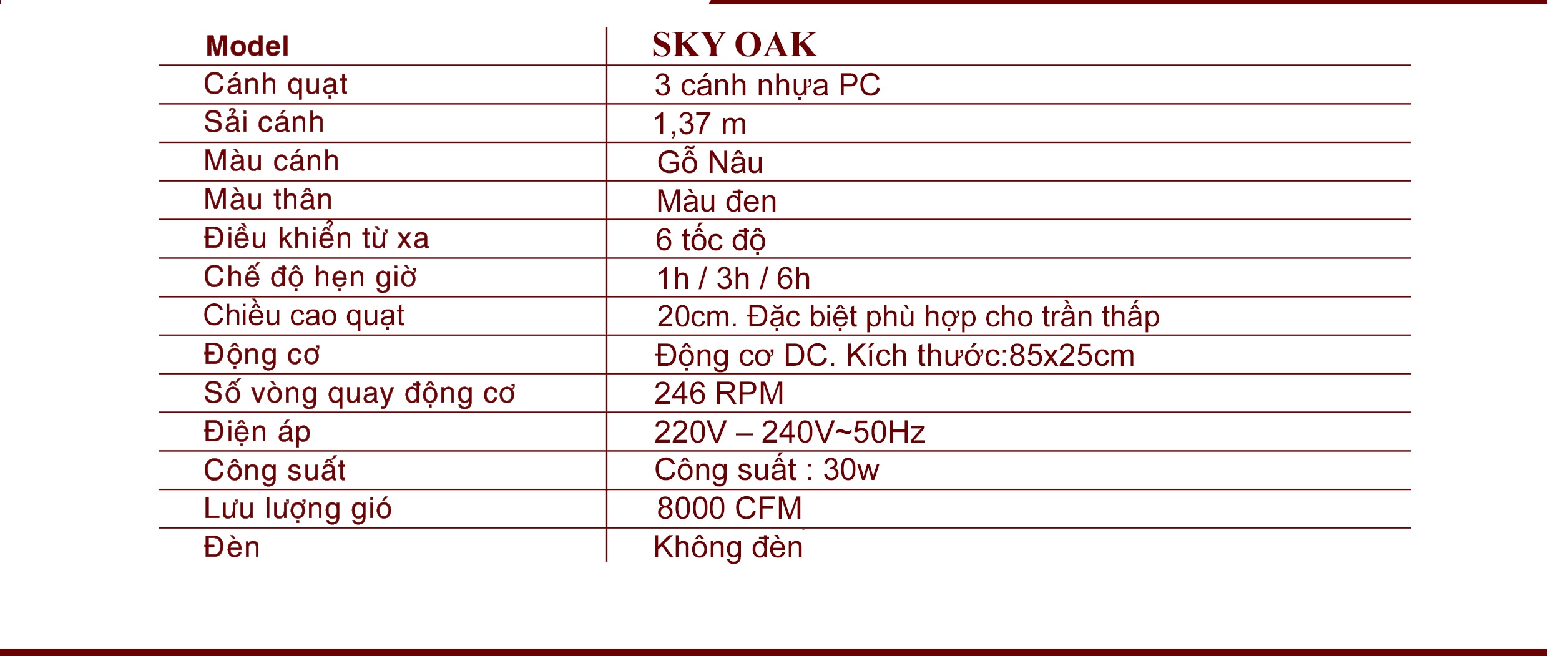 Quạt trần MR VŨ SKY quạt trần cho người giàu mẫu 3 cánh cho nhà trần thấp ti ngắn dễ lắp đặt QTD