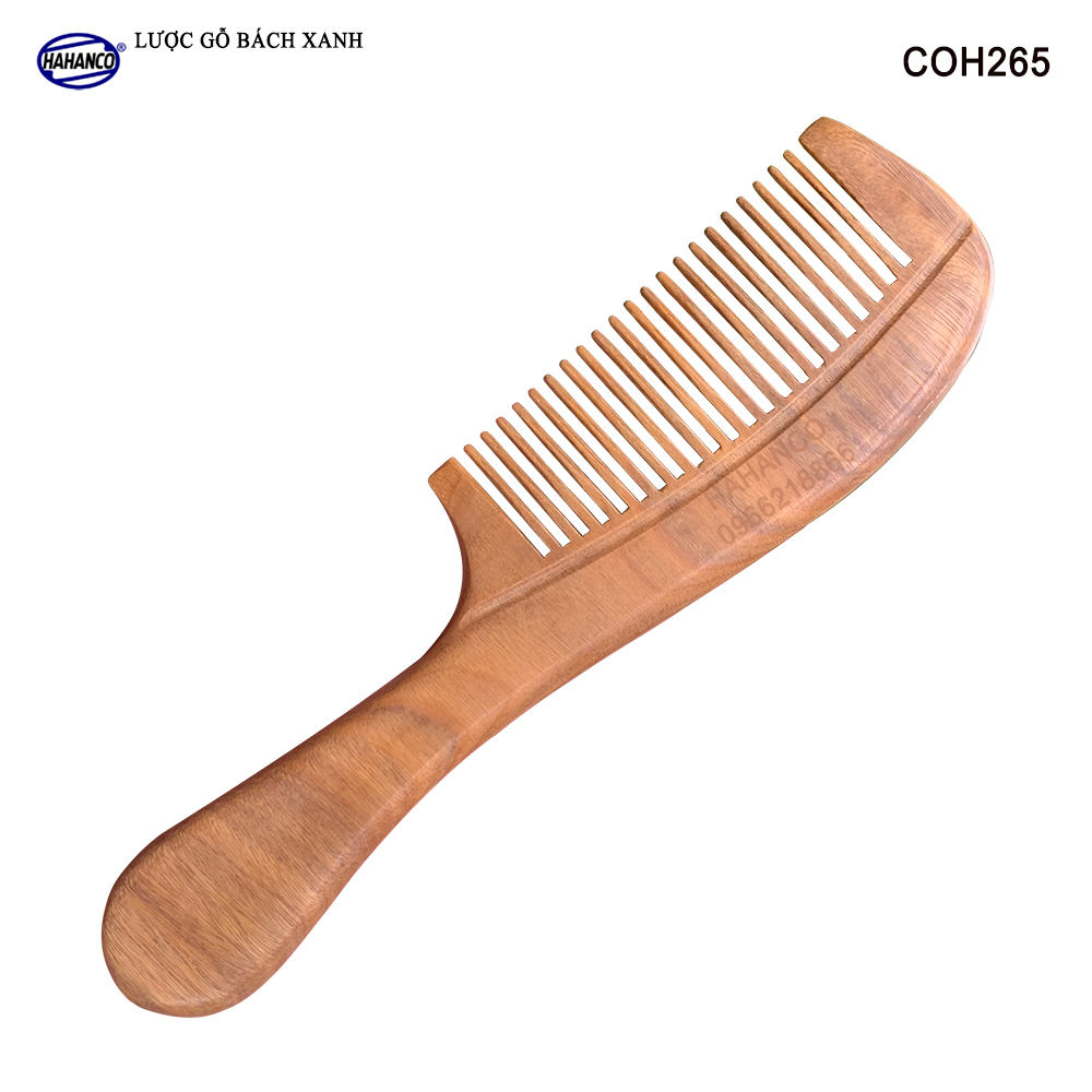 Lược gỗ Bách Xanh có mùi thơm nhẹ COH265 - Chải tóc làm dịu tâm trí giảm căng thẳng - Giúp Tóc Suôn & Mềm Không Làm Rụng