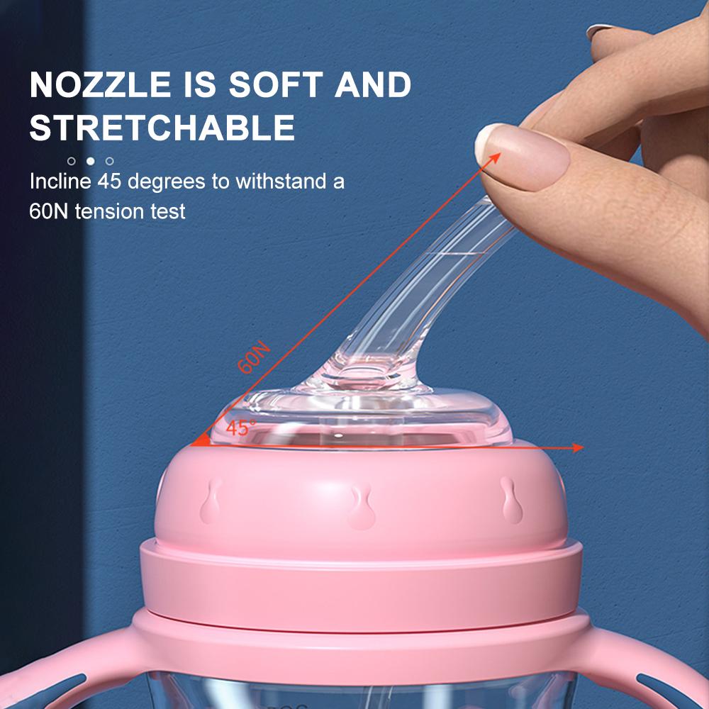 Nước Cho Bé Sippy Cup Cho Bé Cốc Có Ống Hút Chống Rò Rỉ Bi Trọng Lực Uống Học Ống Hút Nước Không Có BPA