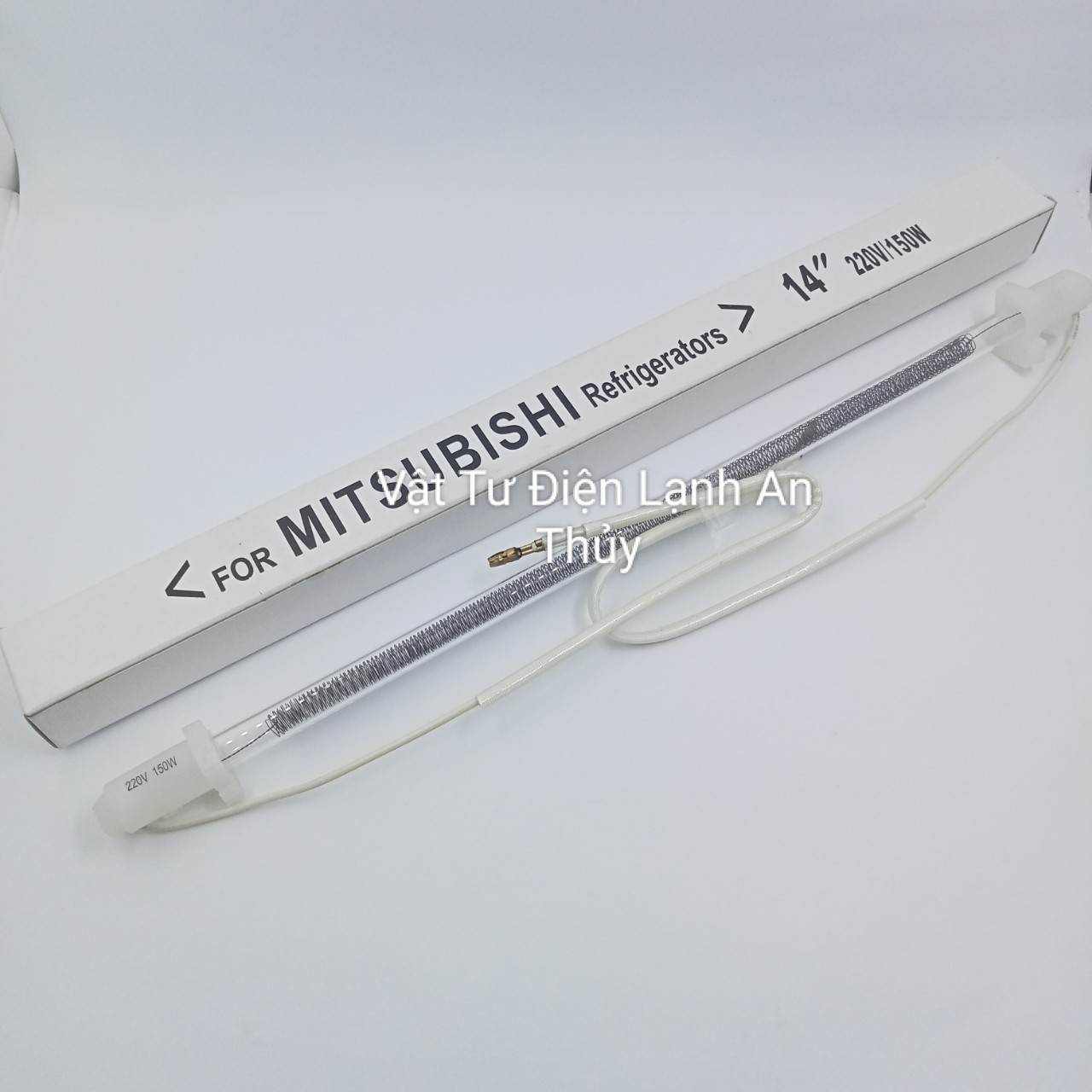 Thanh sấy nhiệt tủ lạnh 14 inch 150w kép - Điện trở phá băng tủ lạnh 14 inch 150w kép - bóng sấy xả đá tủ lạnh 14 inch