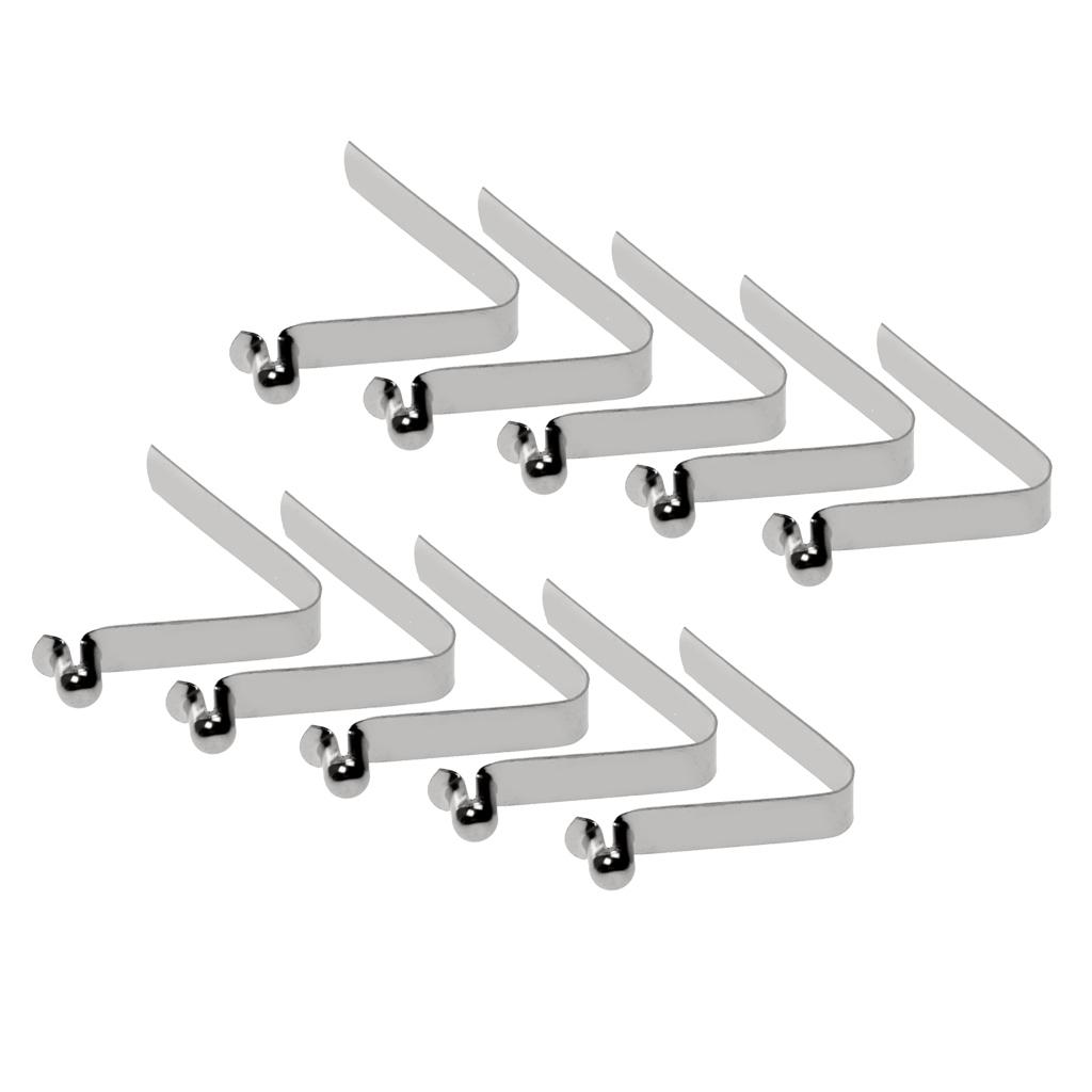 10 Pcs Tent Pole Kayak Paddle Push Button Spring Snap Clip Locking Tube Pin