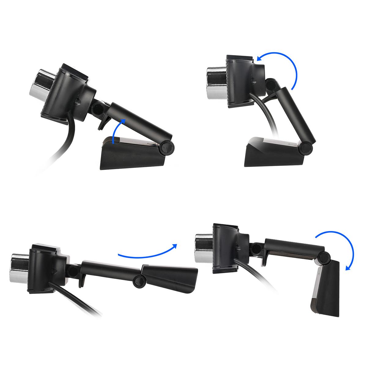 Webcam USB 1MP 720P Tự động lấy nét với tính năng khử tiếng ồn độ nét cao