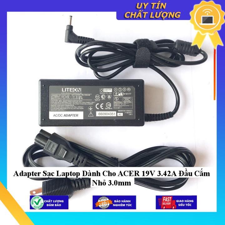 Adapter Sạc Laptop dùng cho ACER 19V 3.42A Đầu Cắm Nhỏ 3.0mm - Hàng Nhập Khẩu New Seal