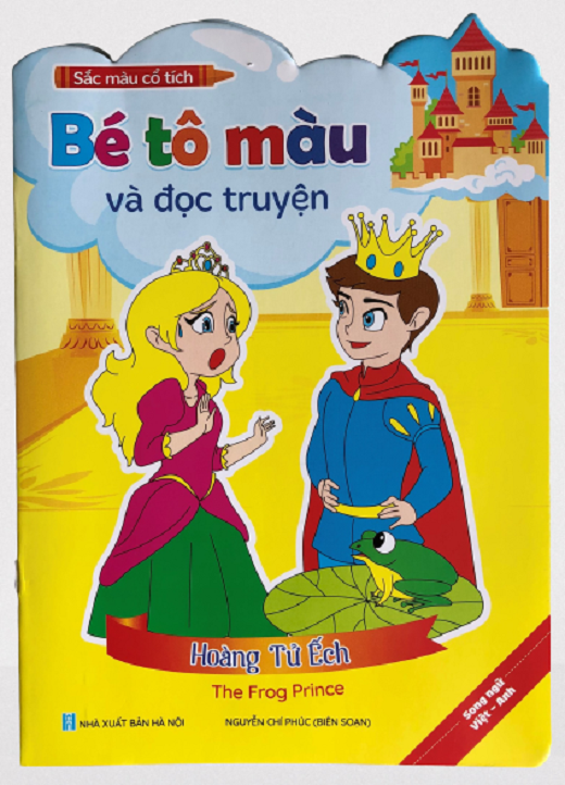 Bộ 8 cuốn Bé Tô Màu Và Đọc Truyện - Sắc Màu Cổ Tích - Truyện Cổ Tích Thế Giới Song ngữ Việt Anh - Cô Bé Quàng Khăn Đỏ Cô Bé Lọ Lem Hoàng Tử Ếch Cô Bé Bán Diêm Chú Lính Chì Dũng Cảm Nàng Bạch Tuyết Và Bảy Chú Lùn Ba Chú Lơn Con Vịt Con Xấu Xí