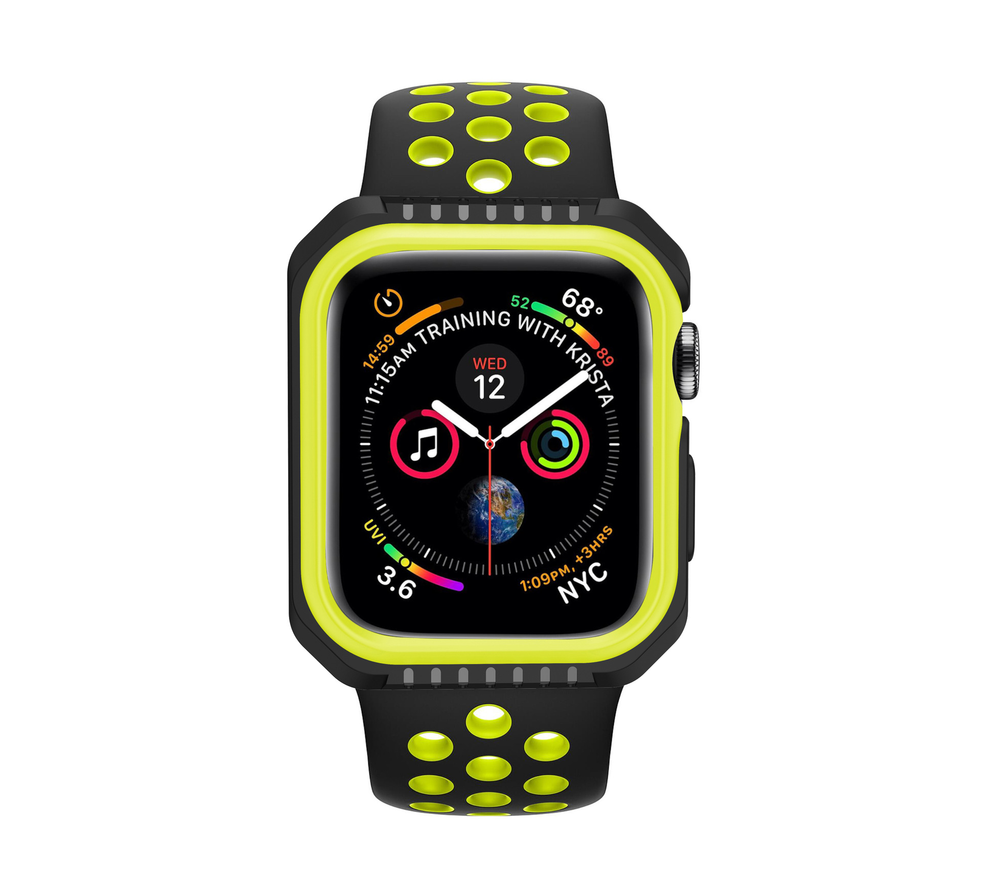 Ốp Case Chống Shock Viền Color cho Apple Watch Series 4/5/6/SE Size 40/44mm
