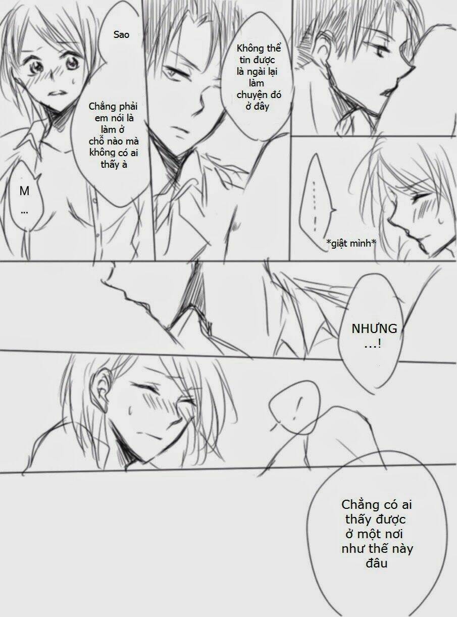 đại chiến titan - doujinshi về levi và petra chapter 6 2