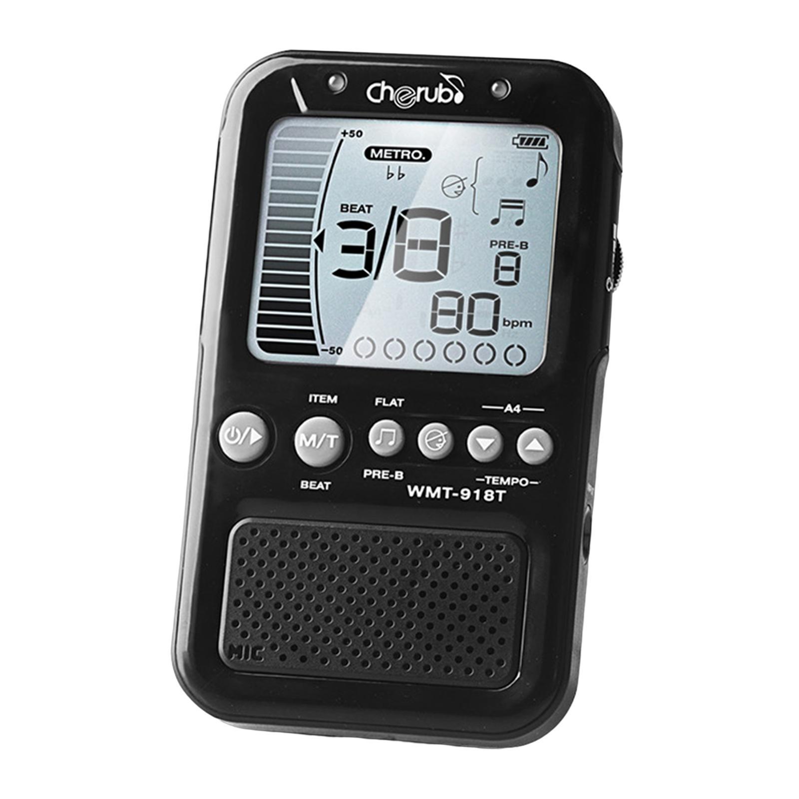 Metronome Tuner Guitar Piano Metronome for All Instruments Trumpet Chromatic