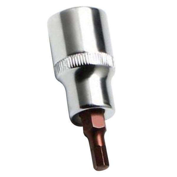 2X 1/2 inch Power Drills Impact Socket Bit Hex Wrench Screwdriver Adapter 6mm