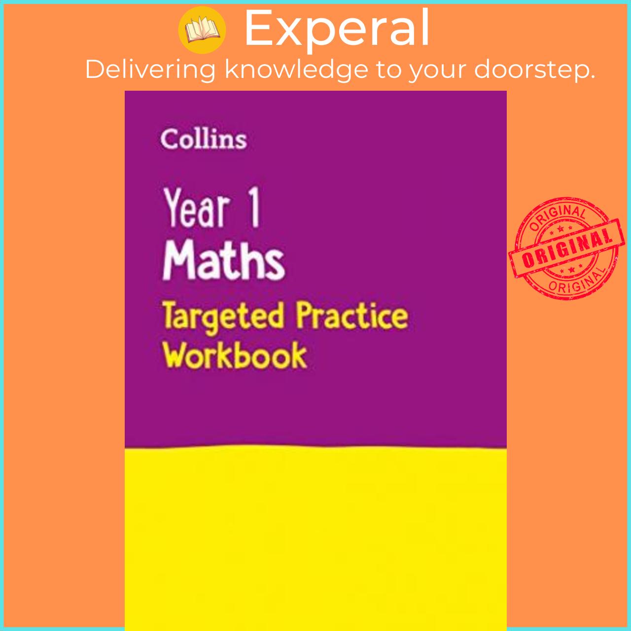 Sách - Year 1 Maths Targeted Practice Workbook : Ideal for Use at Home by Collins KS1 (UK edition, paperback)