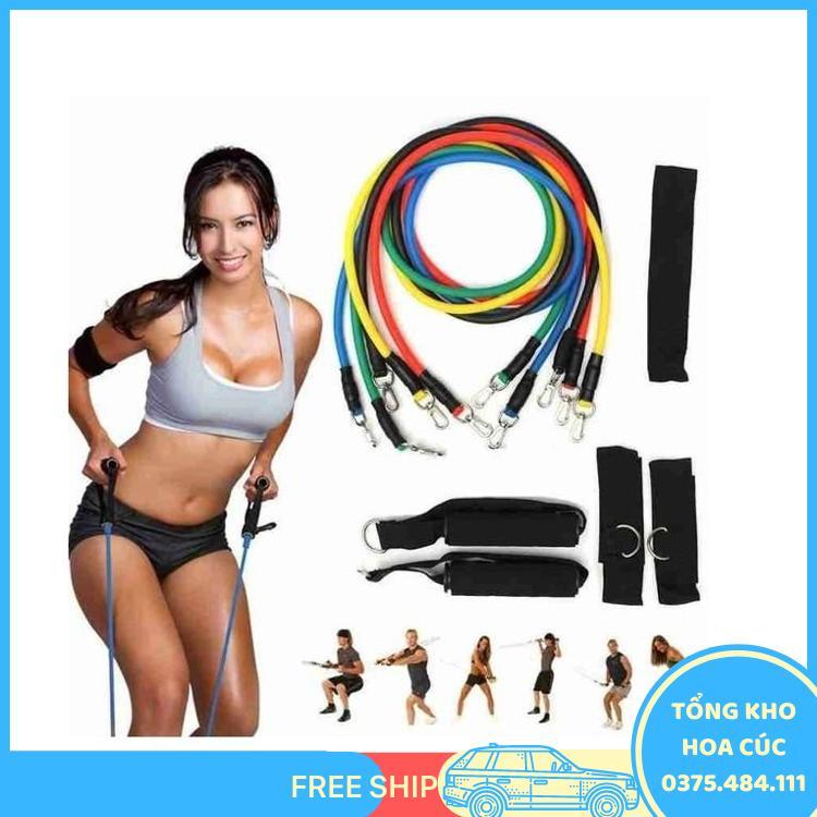 Bộ 5 Dây Ngũ Sắc Tập Full Body I Dụng Cụ Tập Gym Cao Cấp Kunosport Zn03 - Vận Chuyển Miễn Phí Toàn Quốc