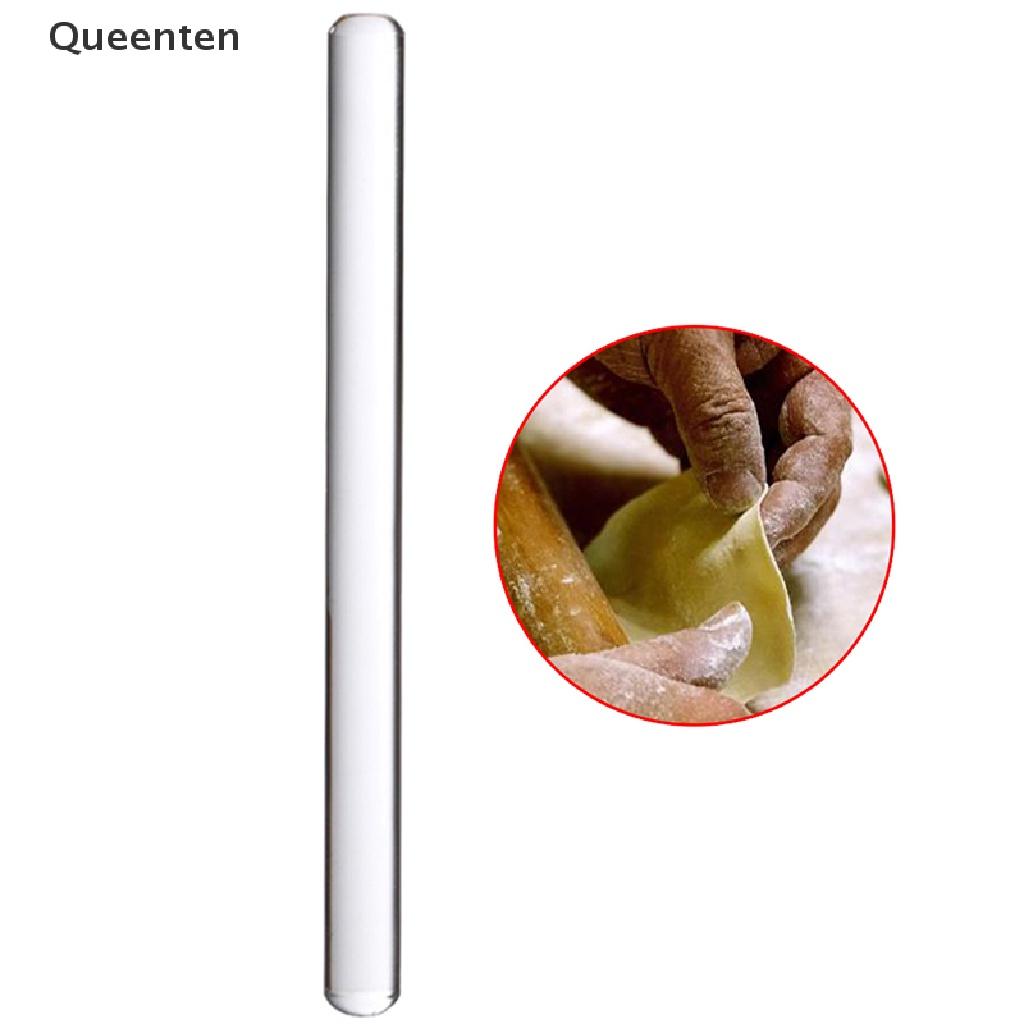 Queenten Non-stick Acrylic Rolling Pins Transparent Cake Roller Pastry Boards Cake Tools QT