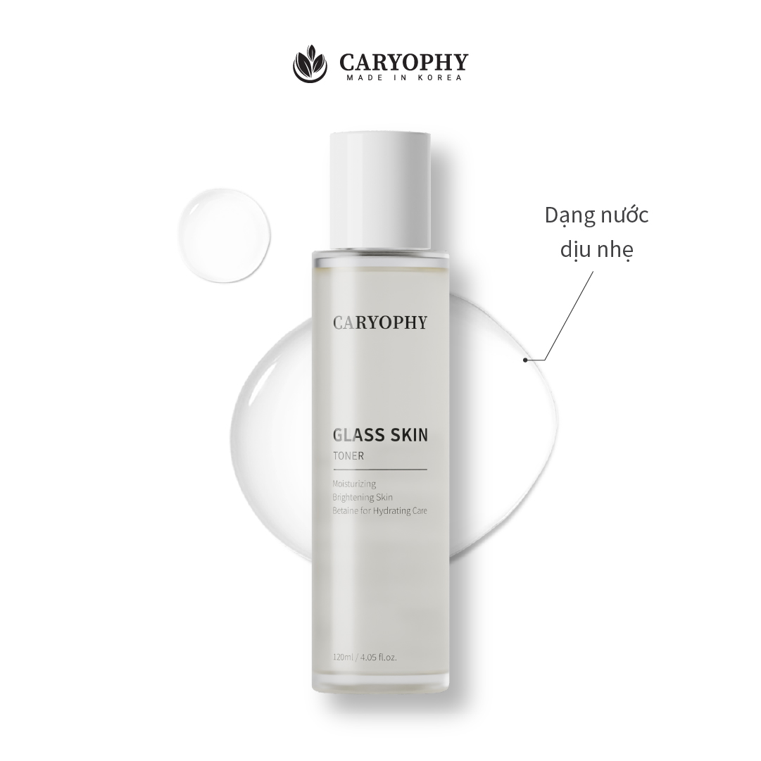 Toner dưỡng ẩm sáng da Caryophy Glass Skin Toner 120ml