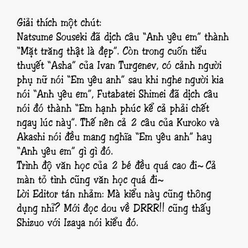 kuroko – tuyển thủ vô hình: short doujinshi chapter 127 7