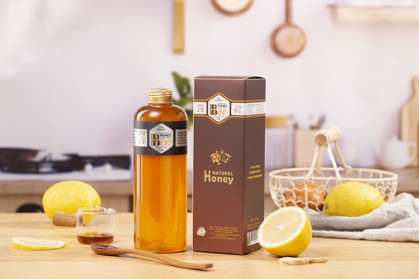 Mật Ong Xuất Khẩu Hoa Nhãn 700g [1/2 Lít] - Thế Hồng Honey