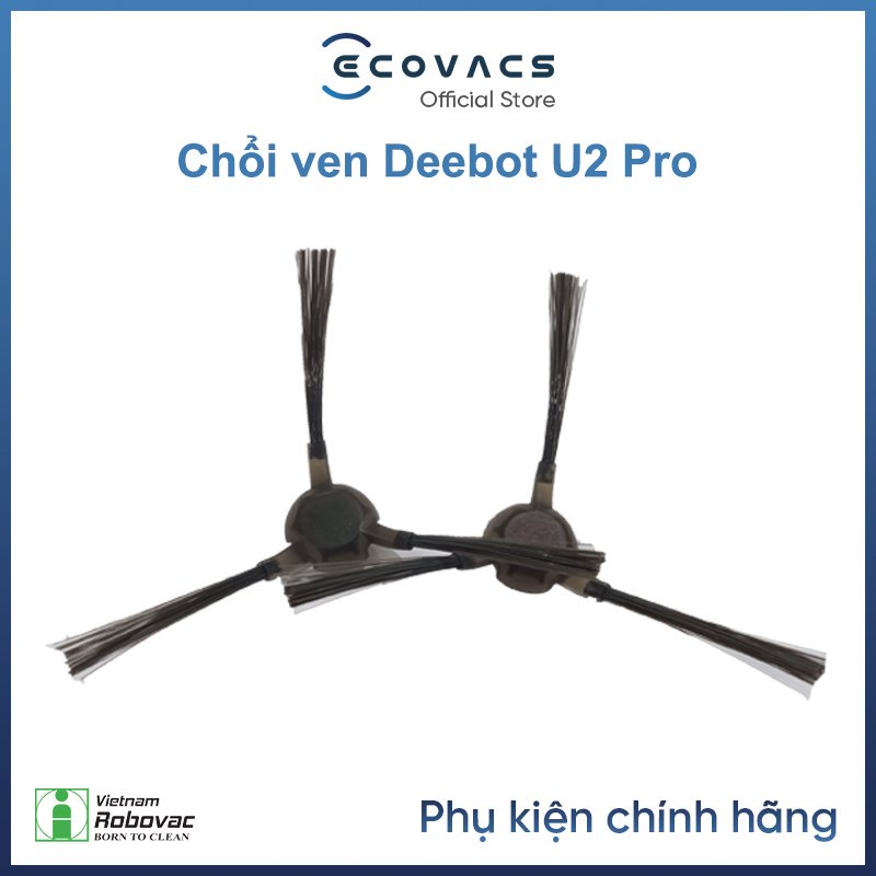 Chổi quét ven dành cho robot hút bụi,lau nhà thông minh Ecovacs U2 Pro_Hàng chính hãng