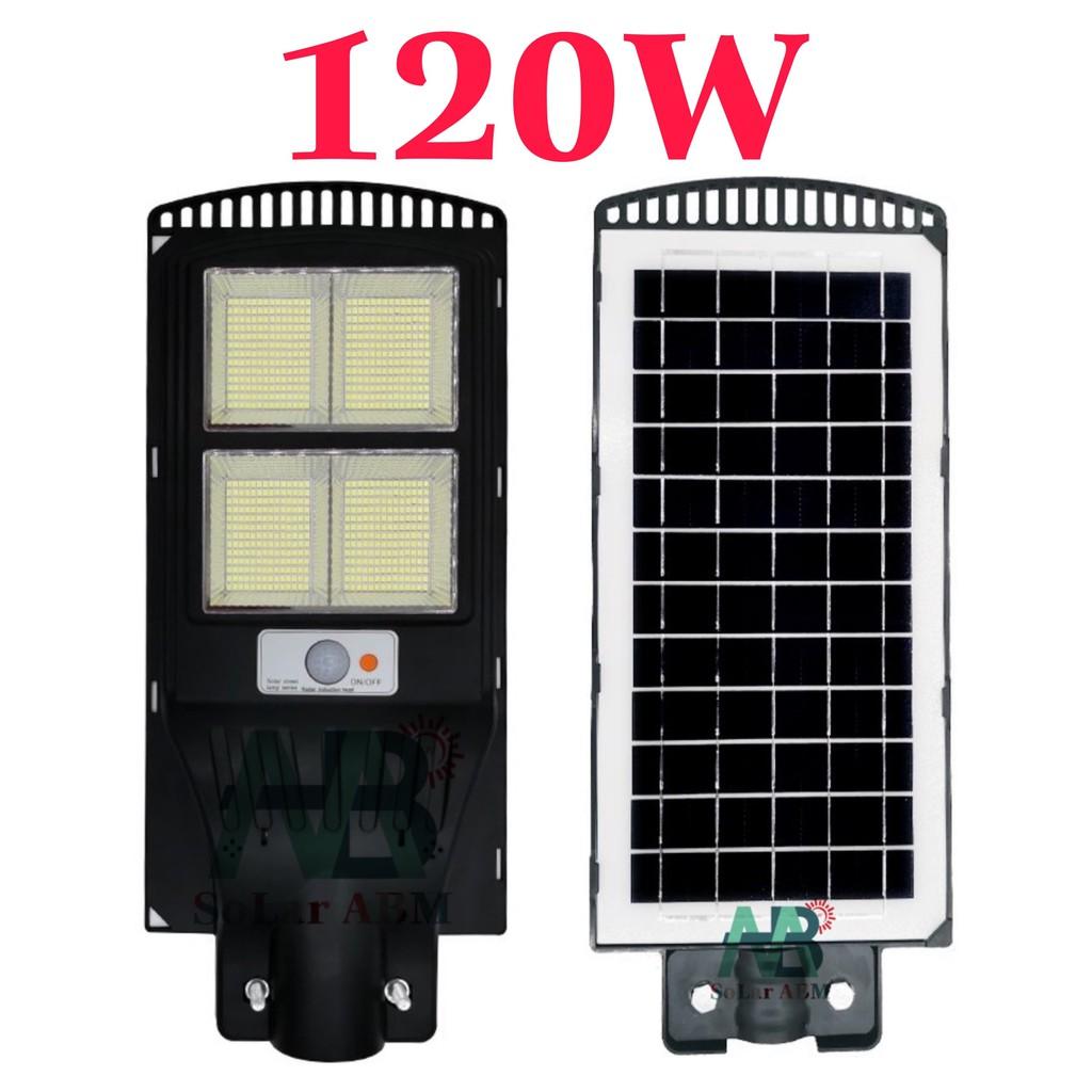 120W Đèn Đường Tấm Pin Liền Thể Năng Lượng Mặt Trời , Cảm Biến Chuyển Động , IP67 Chống Nước - mã : ABM-MG21120A