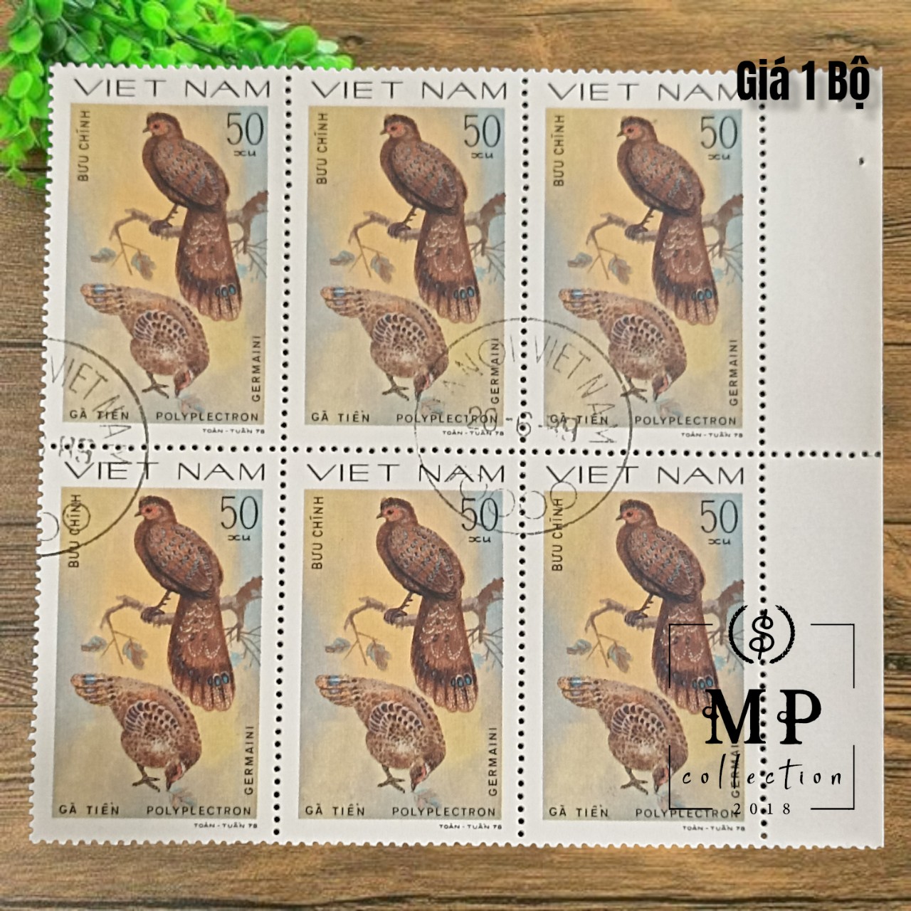 Tem sưu tập MS 354 Tem CTO Việt Nam Chim lông đẹp 1979