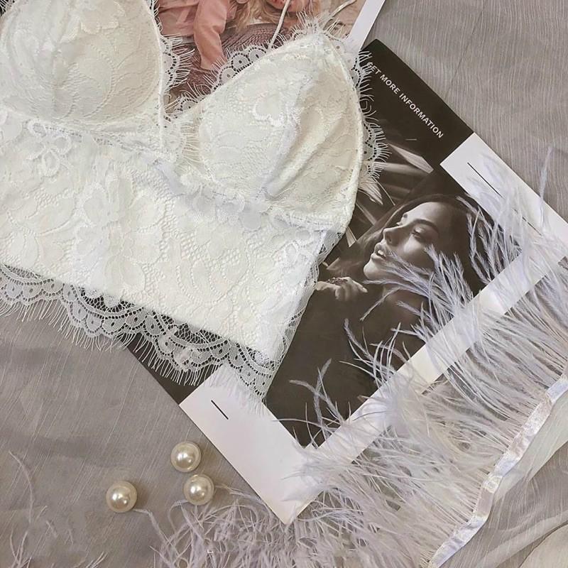 Áo hai dây ren bra ren có mút ngực siêu hot