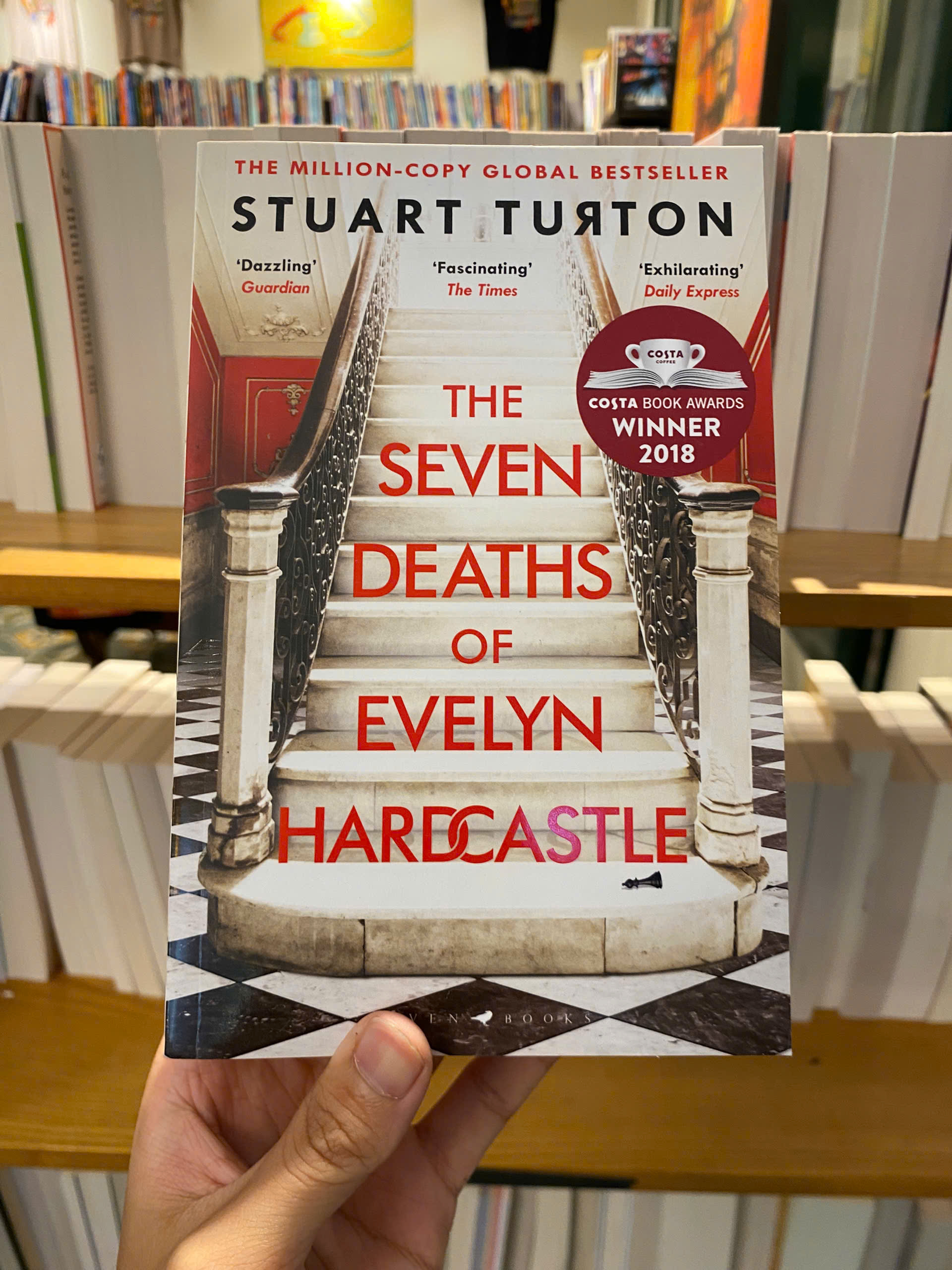 Sách - The Seven Deaths of Evelyn Hardcastle - Stuart Turton | Mystery Fiction / Thriller/ Ngoại văn