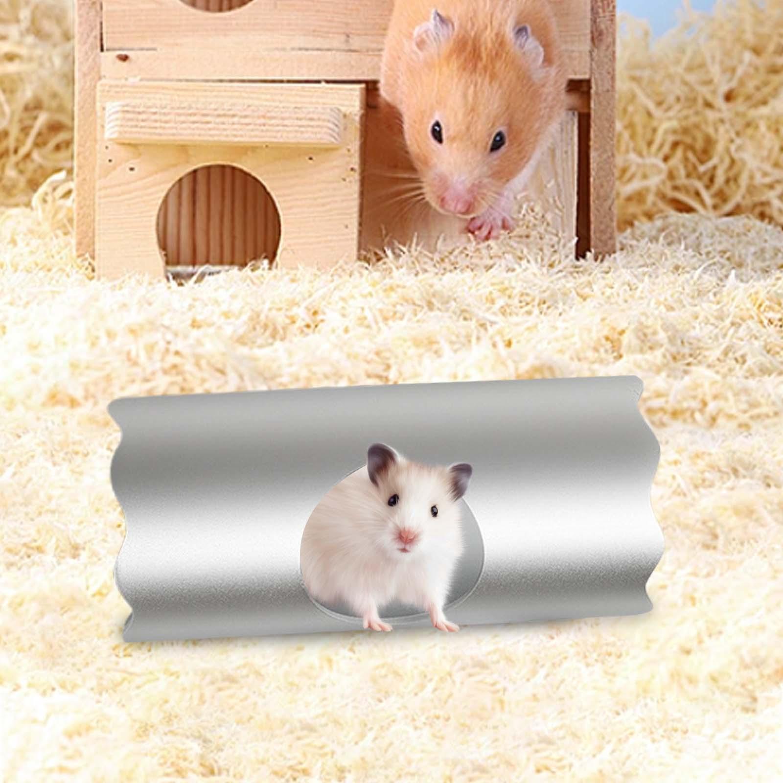 Hamster Tunnel Hideout Durable Aluminum Alloy for Little Rabbit Rats Hamster