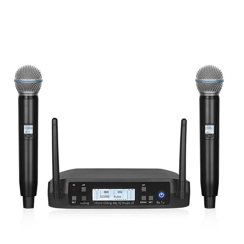 Ưu đãi đặc biệt GLXD một cho hai micrô không dây gia đình Phân khúc chữ U FM micrô vòng động trường giảng ngoài trời micrô bài hát K