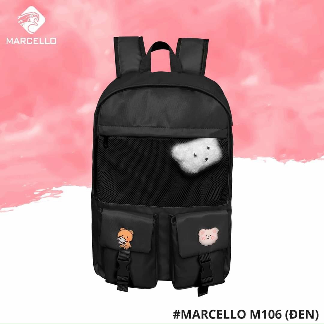 BALO HỌC SINH MERCELLO M106 FORM ĐẸP, CHUẨN CHẤT LƯỢNG, TẶNG KÈM STIKER SIÊU CUTE