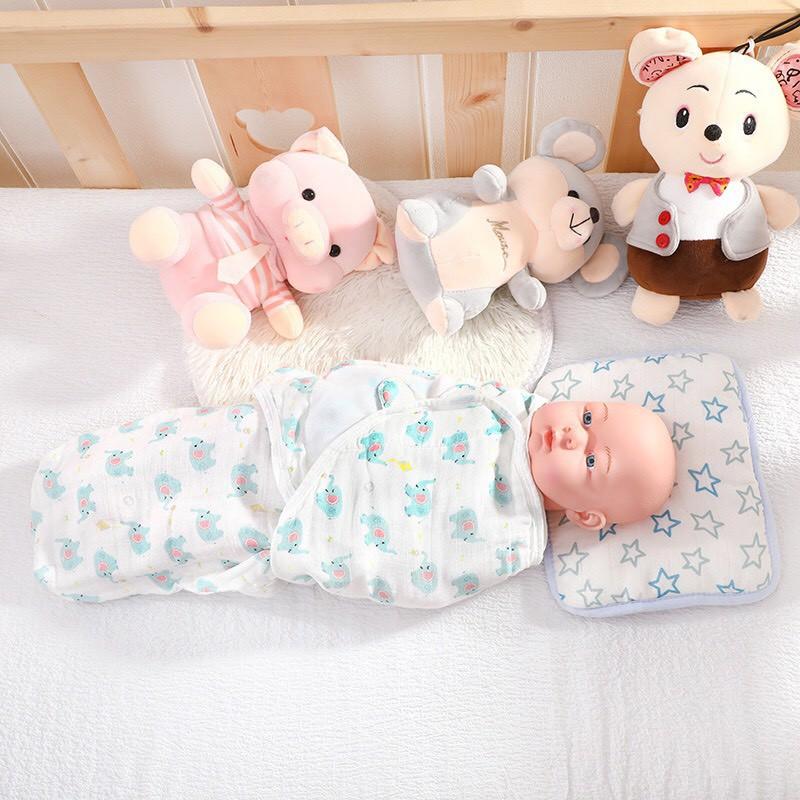 Ủ kén vải xô SWADDLEME POD thoáng mát cho bé (mẫu mới)