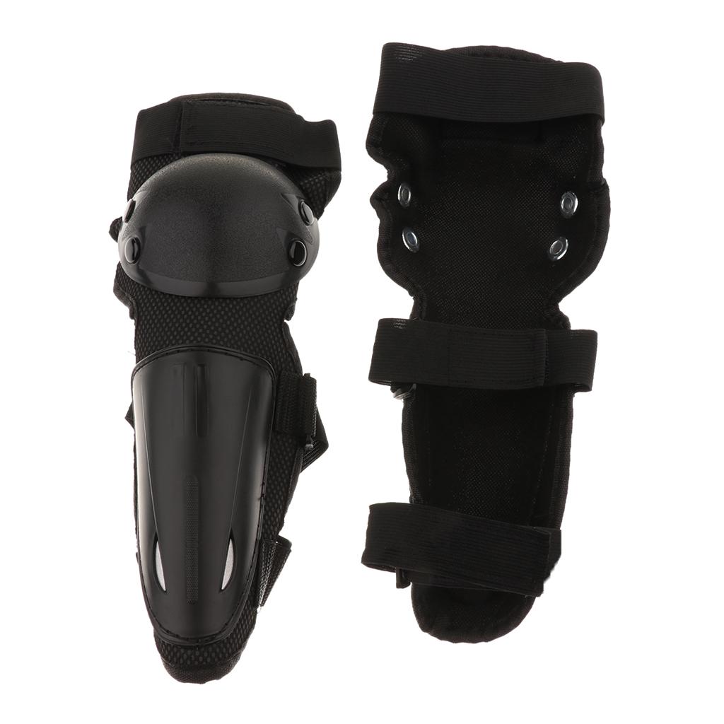 4 Piece Adult Elbow Knee Shin  Pads Protector for Motorcycle Bike