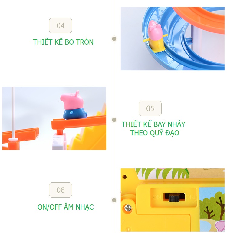 Cầu Trượt Heo Con PEPPY