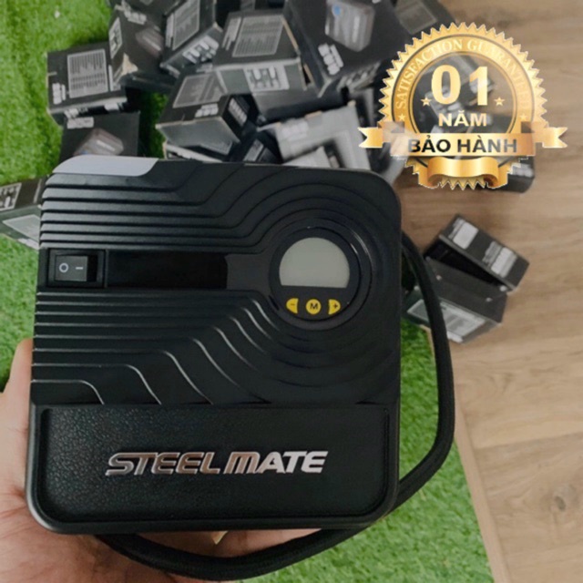 Bơm ô tô STEELMATE P05 điện tử - Bơm xe ô tô, xe máy thông minh cảm biến hơi tự ngắt