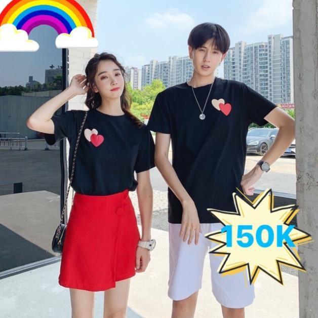 Áo thun cotton Couple nhiều size nhiều màu