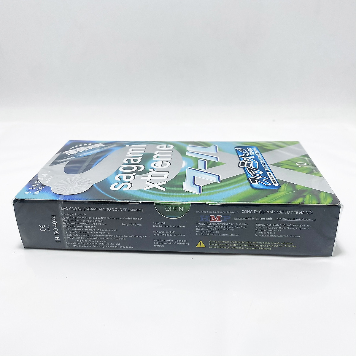 Bao Cao Su Sagami Bạc Hà - Kèm BCS Bi Gai Lớn 6 Cái - Che Tên Sản Phẩm