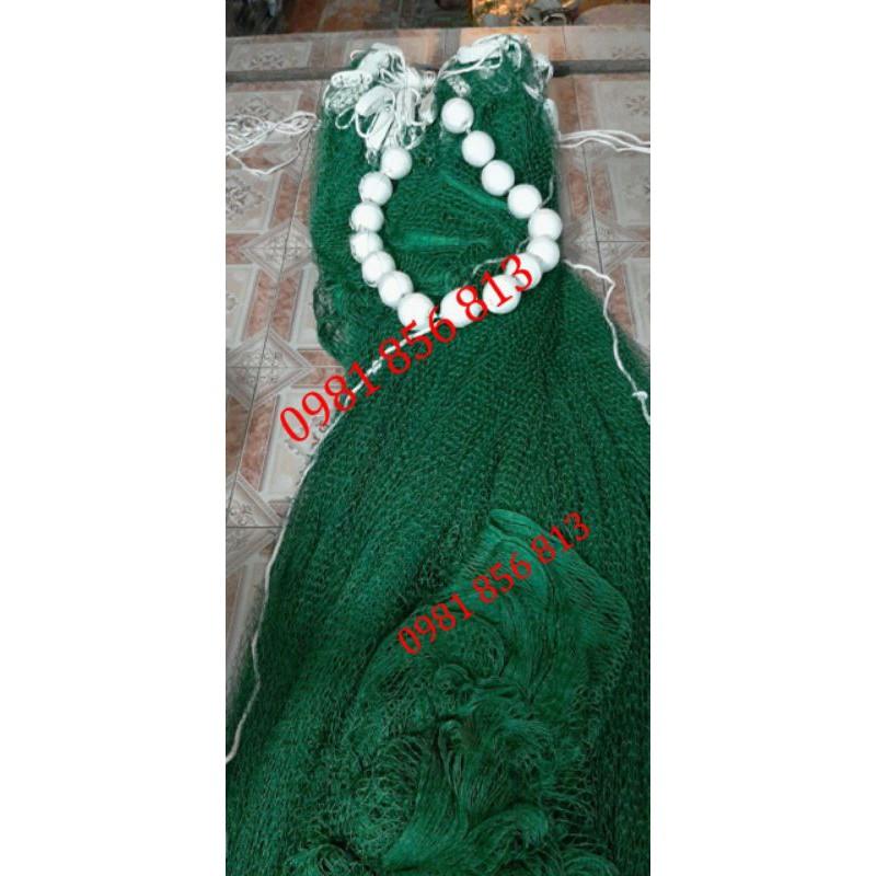 Lưới vét cá dù thái cao cấp dài 80m cao 4m mắt 5cm sợi 18 túi 8m loại đặc biệt