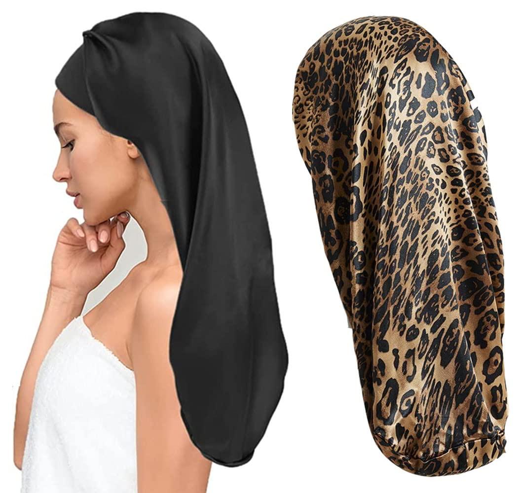 Long Satin Hair Girls Girls Mũ Silky, Hood Satin Long Sleep