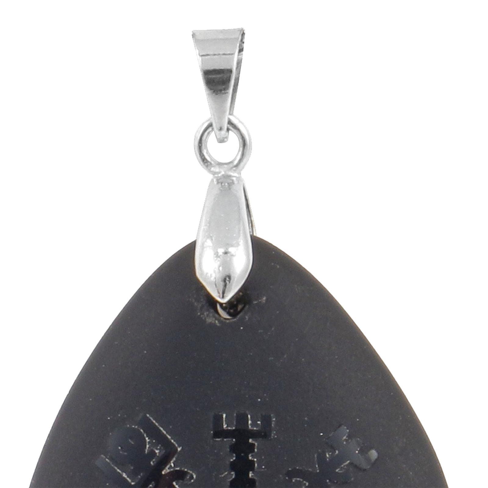 Necklace Pendant Keychain DIY Fashion Black Jewelry Making for Anniversary