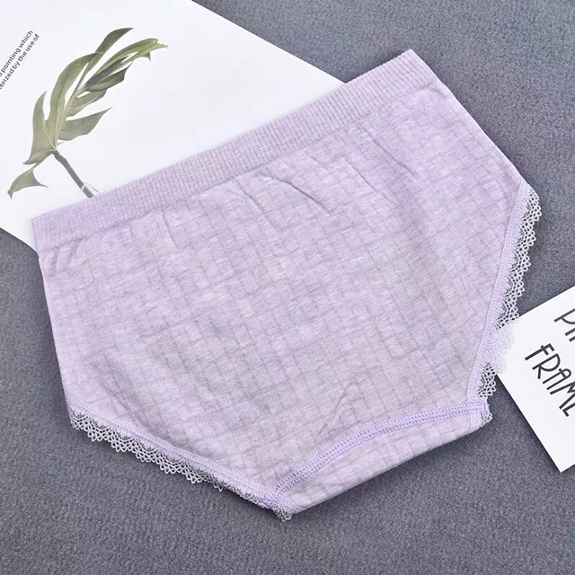 Hộp 5 quần lót cao cấp nữ chất mát - Tặng kèm 1 dây buộc tóc ngọc trai