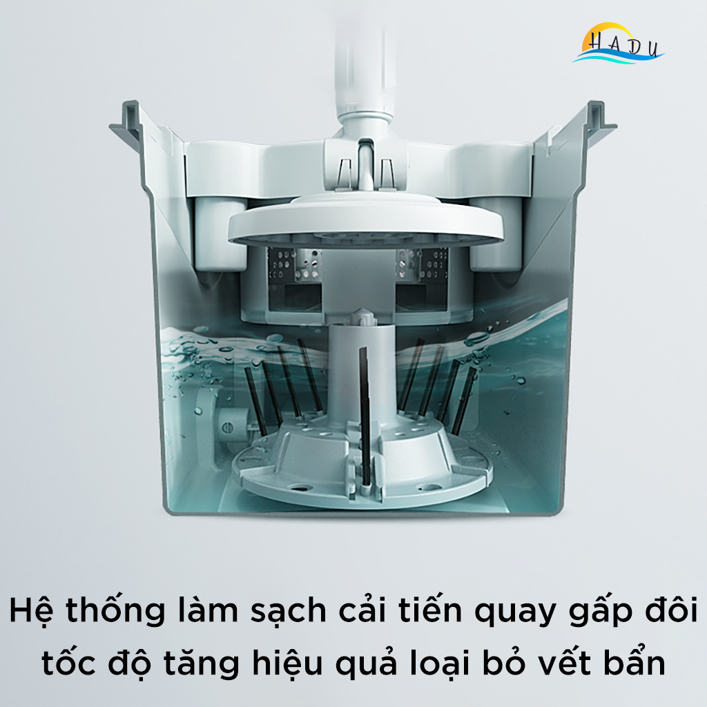 Bộ Lau Nhà Thông Minh 360 Độ Tự Vắt Thái Lan Kilo Spin Mop Cao Cấp