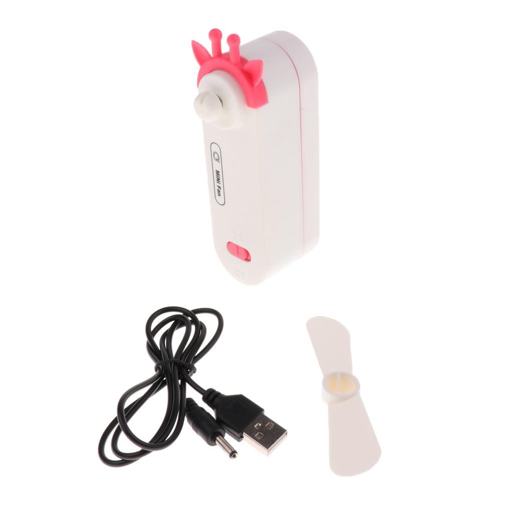 Travel Handheld Mini Portable Fan Mute USB Summer Cooling Fan