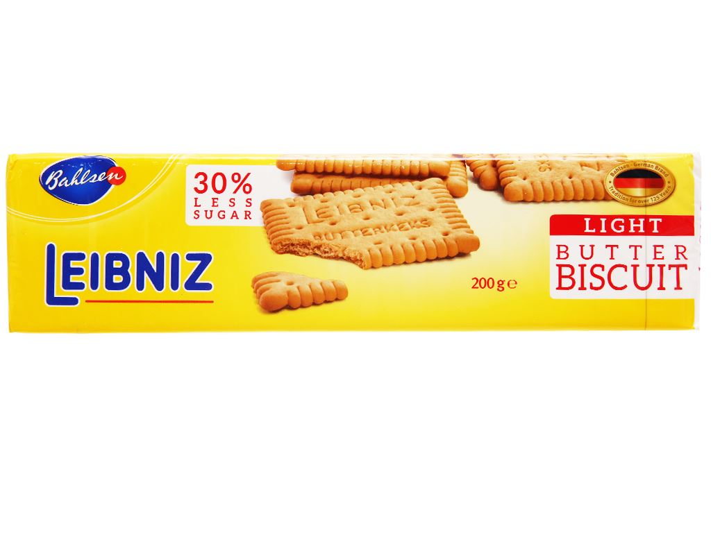 Bánh quy bơ ít đường Leibniz 200g