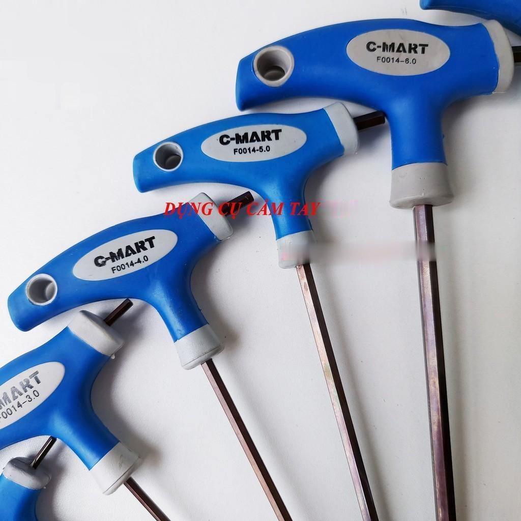 Lục giác chữ T, tay vặn lục giác đủ size từ 2 đến 10mm F0014 CMART