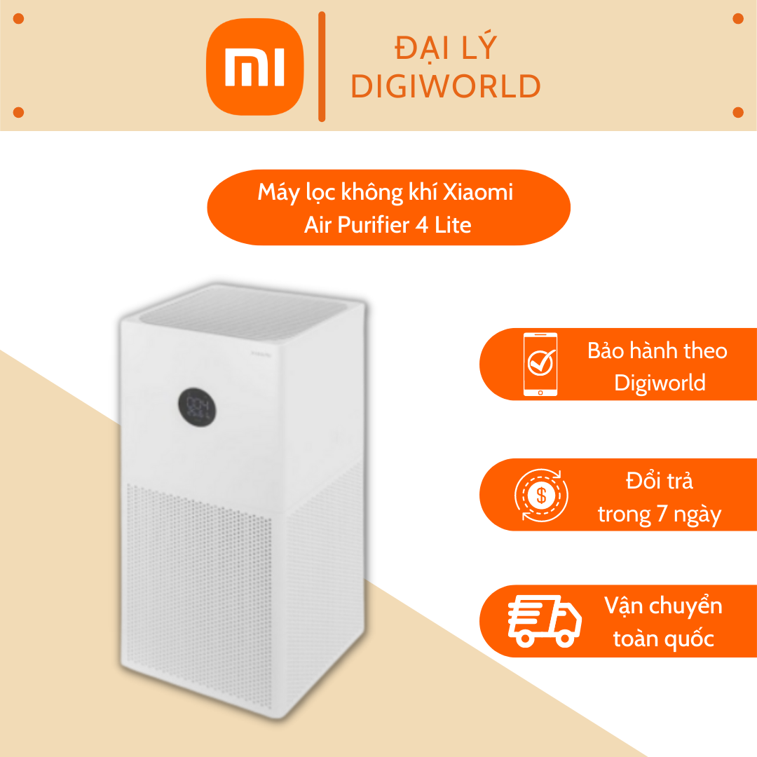 Máy lọc không khí Xiaomi Air Purifier 4 Lite – HÀNG CHÍNH HÃNG DIGIWORLD