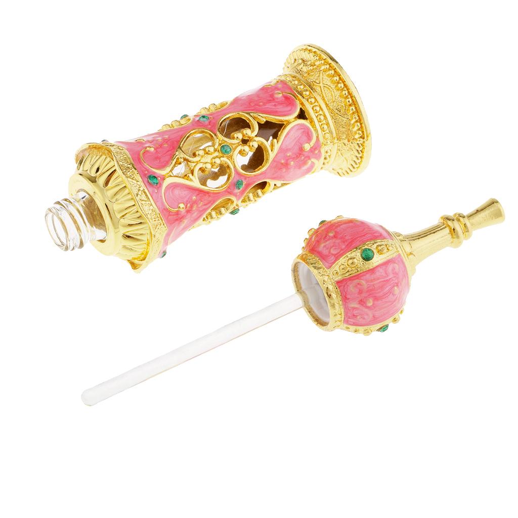 Antiqued Metal Hương Chai Tinh Dầu Chai Chai Nước Hoa